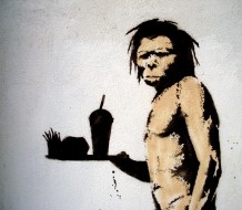 Banksy's Caveman