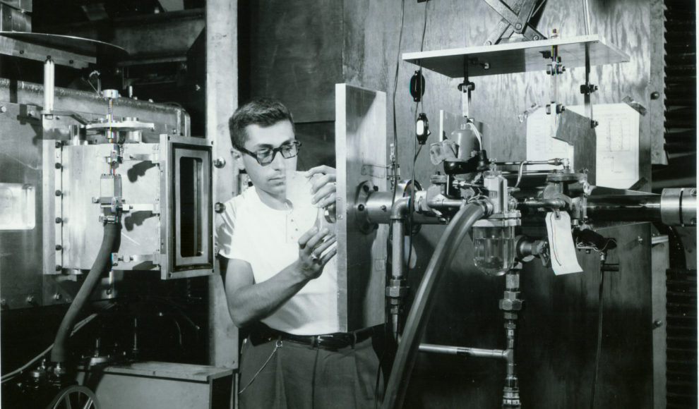 1954 photo of Cosmotron at Brookhaven National Laboratory, Upton