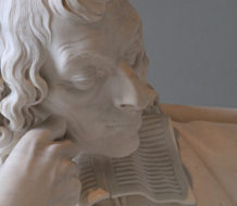 A sculpture of Blaise Pascal from the Musée du Louvre, Paris.